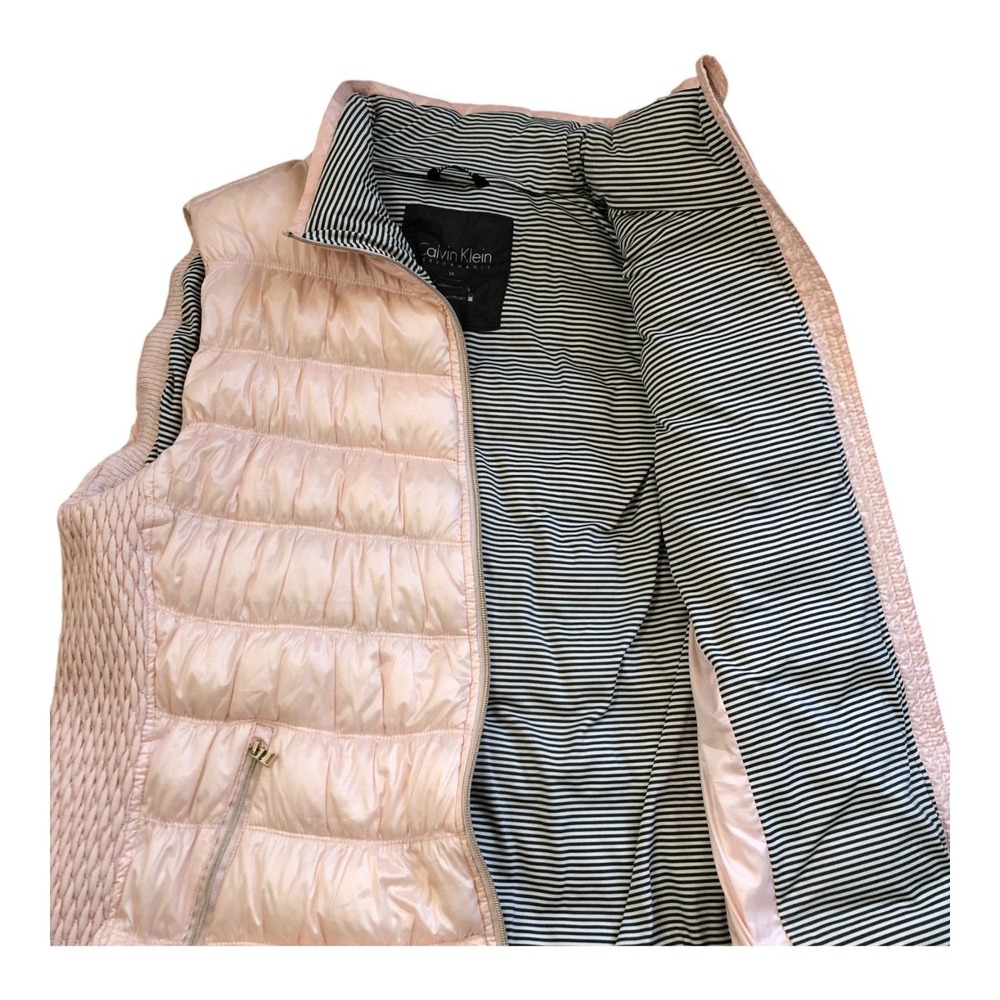 Calvin Klein Pink Quilted Lightweight Full zipper Cozy Snow Premium Down 3X - Picture 10 of 16